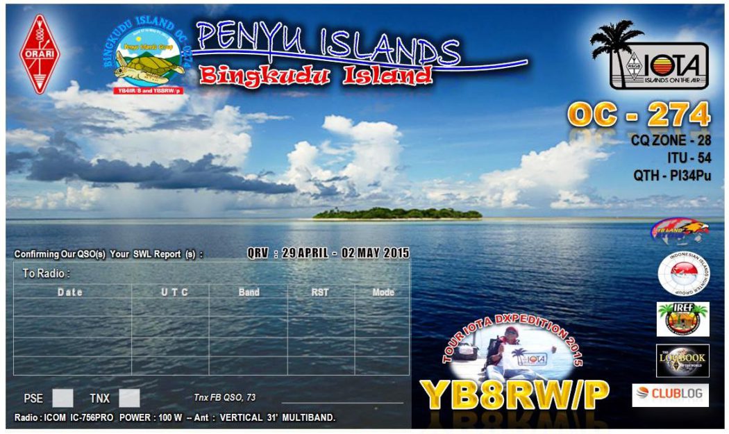 QSL card OC-274